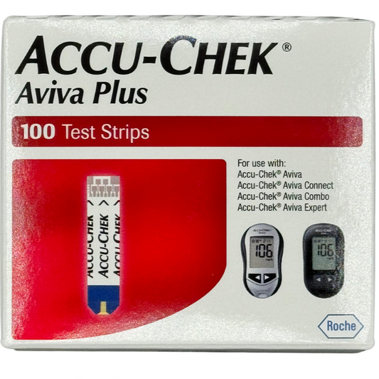 Accu-Chek Aviva Plus Test Strips – 100 Count