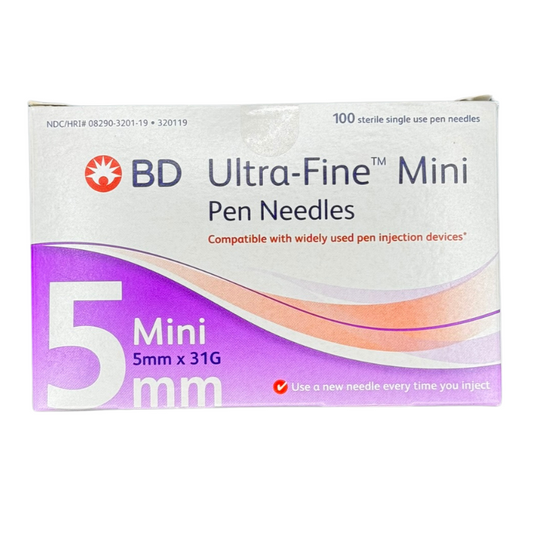 BD Ultra-Fine™ Pen Needles – 5mm, 31G (100 Count)
