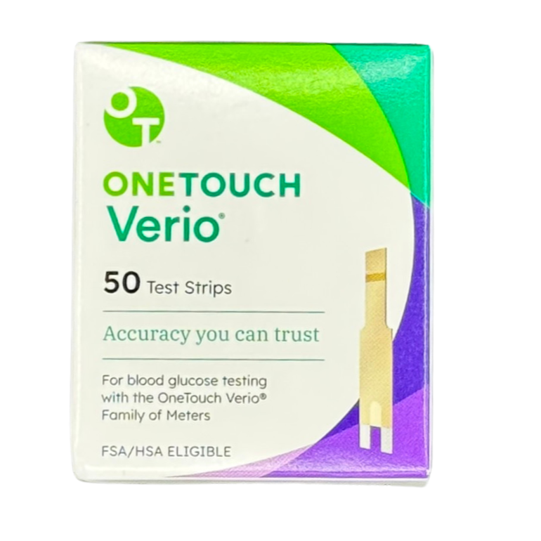 OneTouch Verio Test Strips – 50 Count